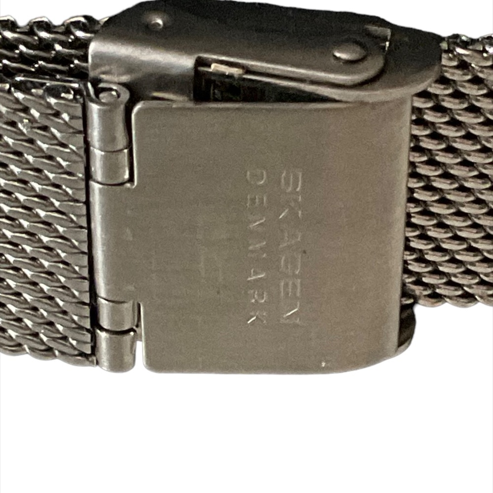 Skagen Woven Stainless Steel Watch and Band - Picture 2 of 6